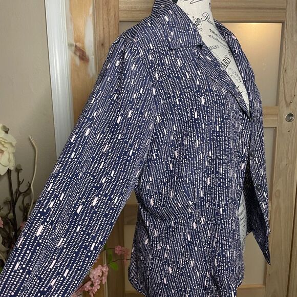 Evan Picone Women's Button Up Long Sleeve Shirt Blouse Multicolor Size 8 - Picture 6 of 9